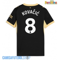 Camisa de time de futebol Manchester City Mateo Kovacic #8 Replicas 2º Equipamento Feminina 2026-27 Manga Curta